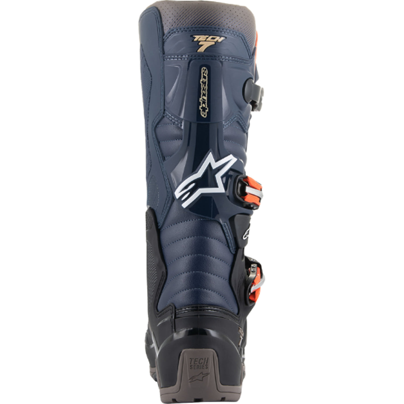 Alpinestars Tech 7 Enduro Drystar Boots Navy/Gray - Rear View