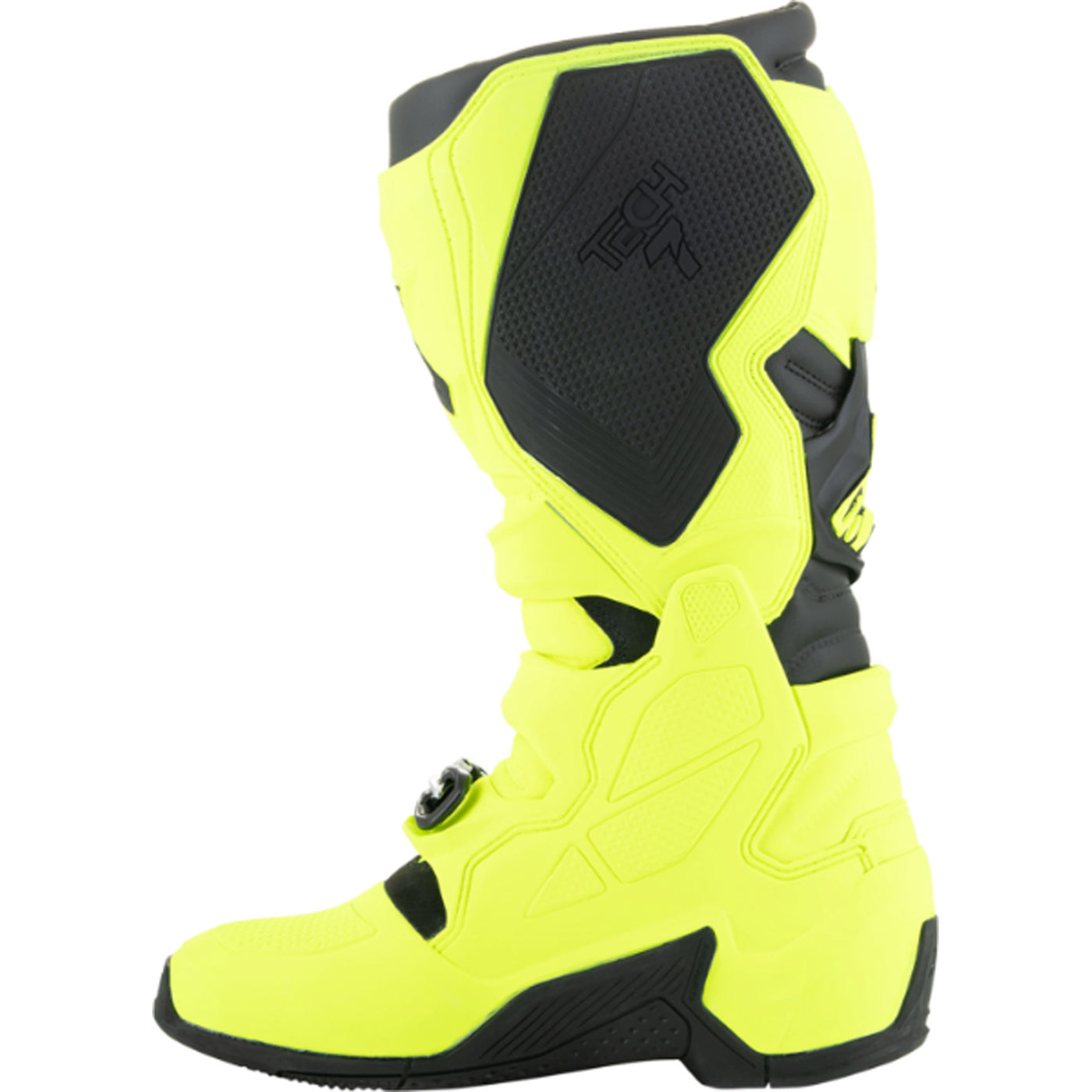 Alpinestars Tech 7 MX Boots Fluorescent Yellow - Inner Side View