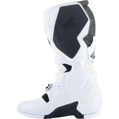 Alpinestars Tech 7 MX Boots White/Black - Inner Side View