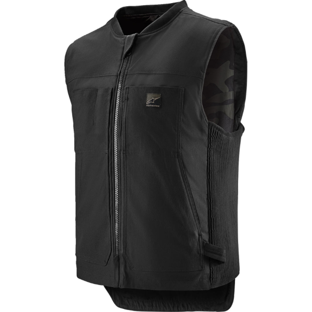 Alpinestars Tech-Air 3 v2 Canvas Vest Black - Front Side View