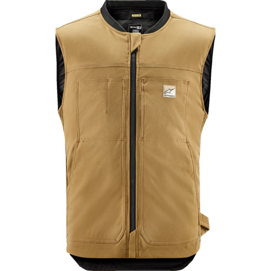 Alpinestars Tech-Air 3 v2 Canvas Vest Tan - Front View