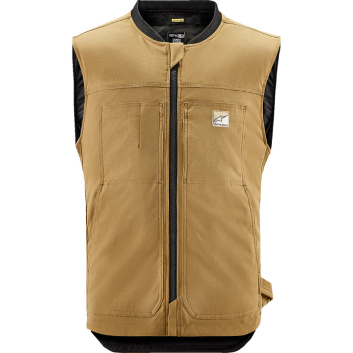 Alpinestars Tech-Air 3 v2 Canvas Vest Tan - Front View