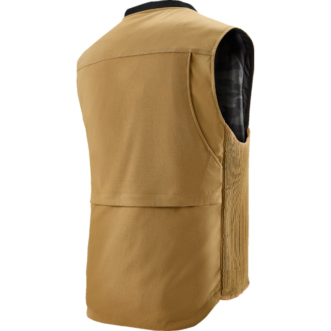 Alpinestars Tech-Air 3 v2 Canvas Vest Tan - Rear Side View