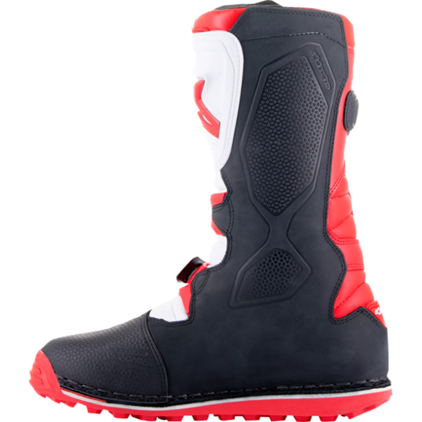 Alpinestars Tech-T Boots Red/Black/White - Inner Side View