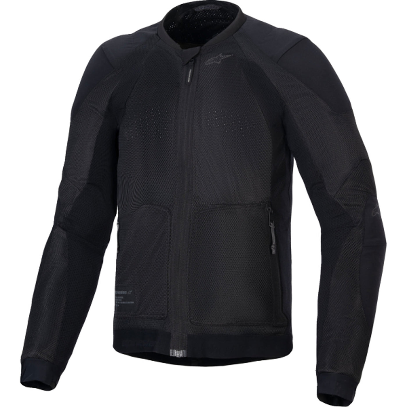 Alpinestars Troop-Air Jacket Black/Black - Front View