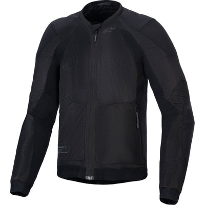 Alpinestars Troop-Air Jacket Black/Black - Front View