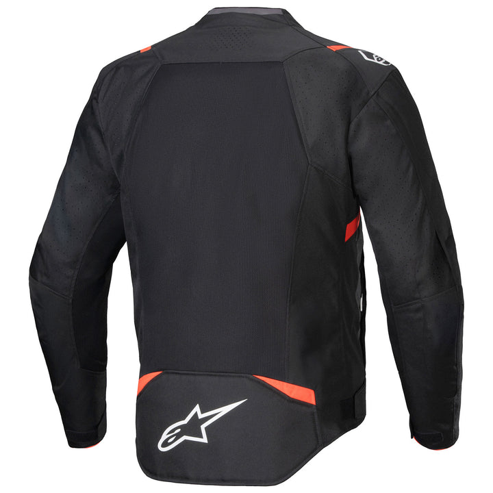 Alpinestars T-SPS Air V2 Jacket Black/Red Fluo - Rear View