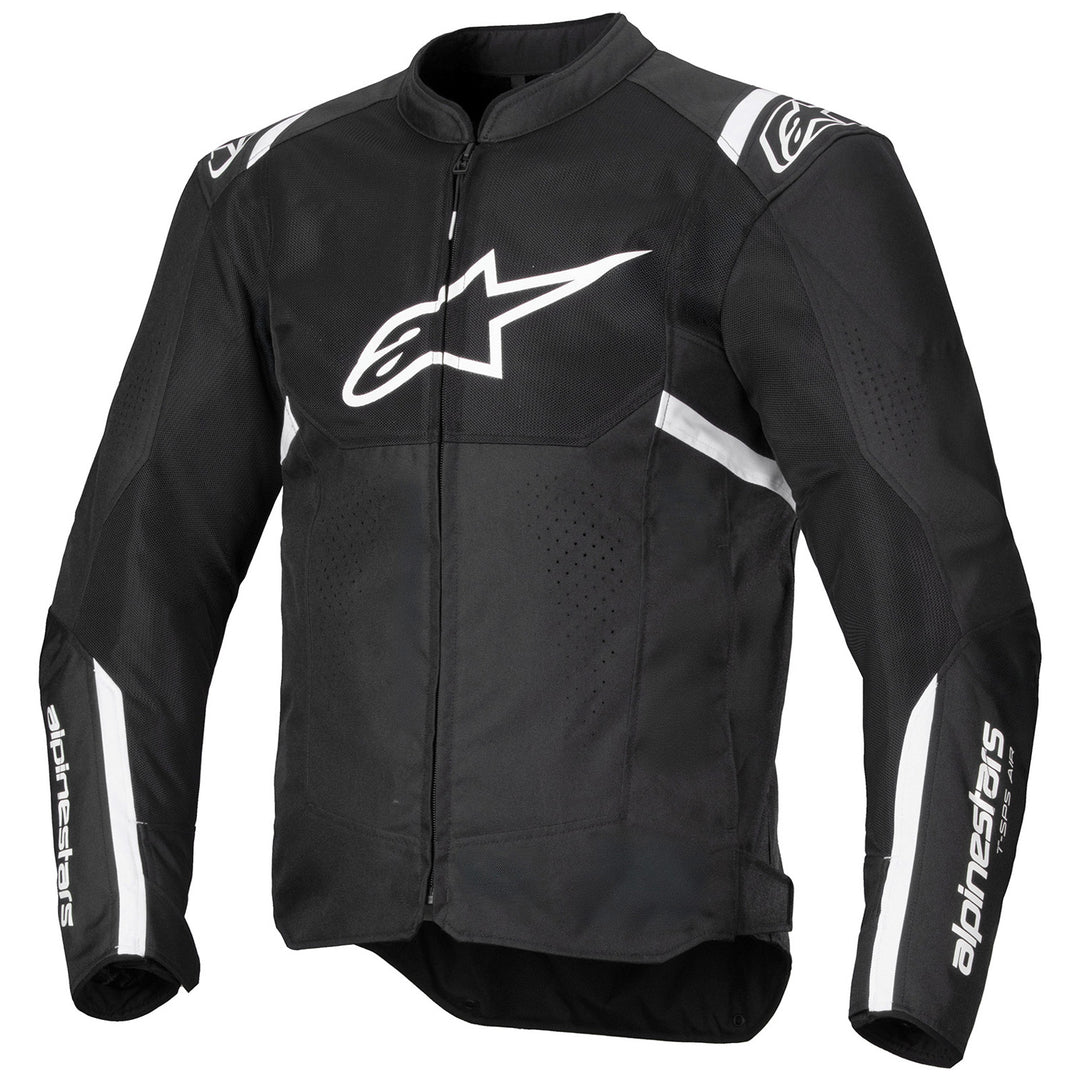 Alpinestars T-SPS Air V2 Jacket Black/White - Front View