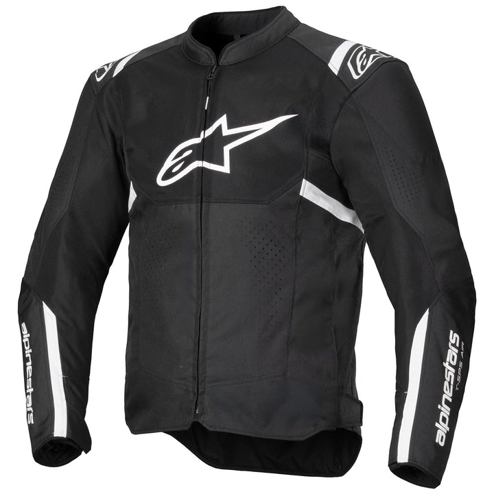 Alpinestars T-SPS Air V2 Jacket Black/White - Front View