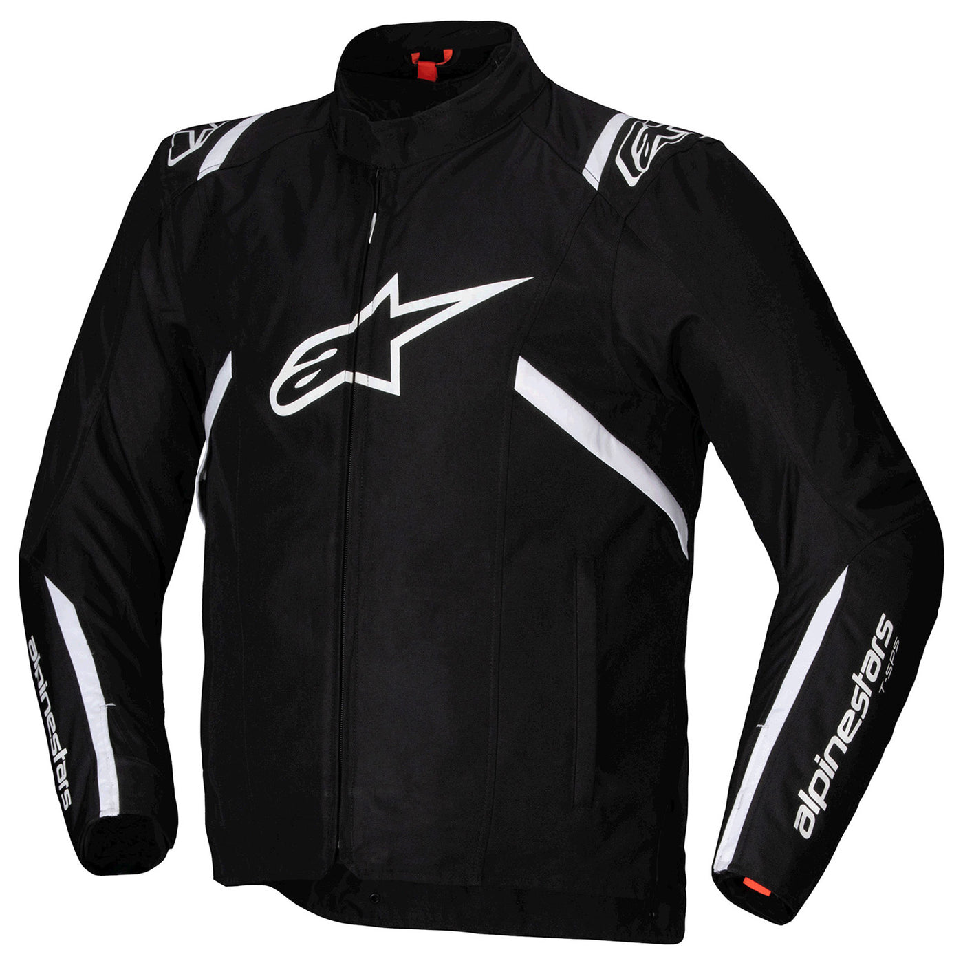 Alpinestars T-SPS V2 Waterproof Jacket Black/White - Front View