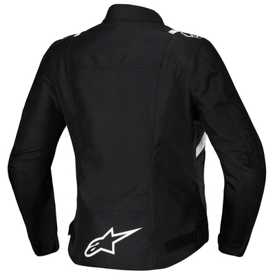 Alpinestars T-SPS V2 Waterproof Jacket Black/White - Rear View