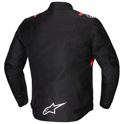 Alpinestars T-SPS V2 Waterproof Jacket Black/White/Red Fluo - Rear View