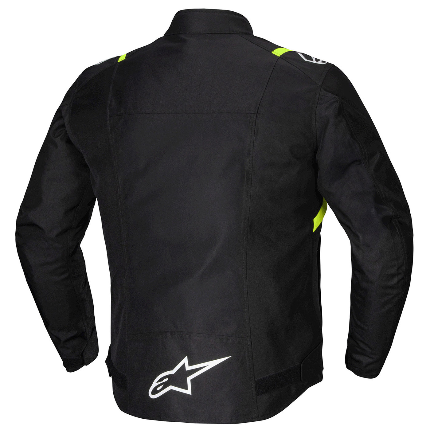 Alpinestars T-SPS V2 Waterproof Jacket Black/White/Yellow Fluo - Rear View