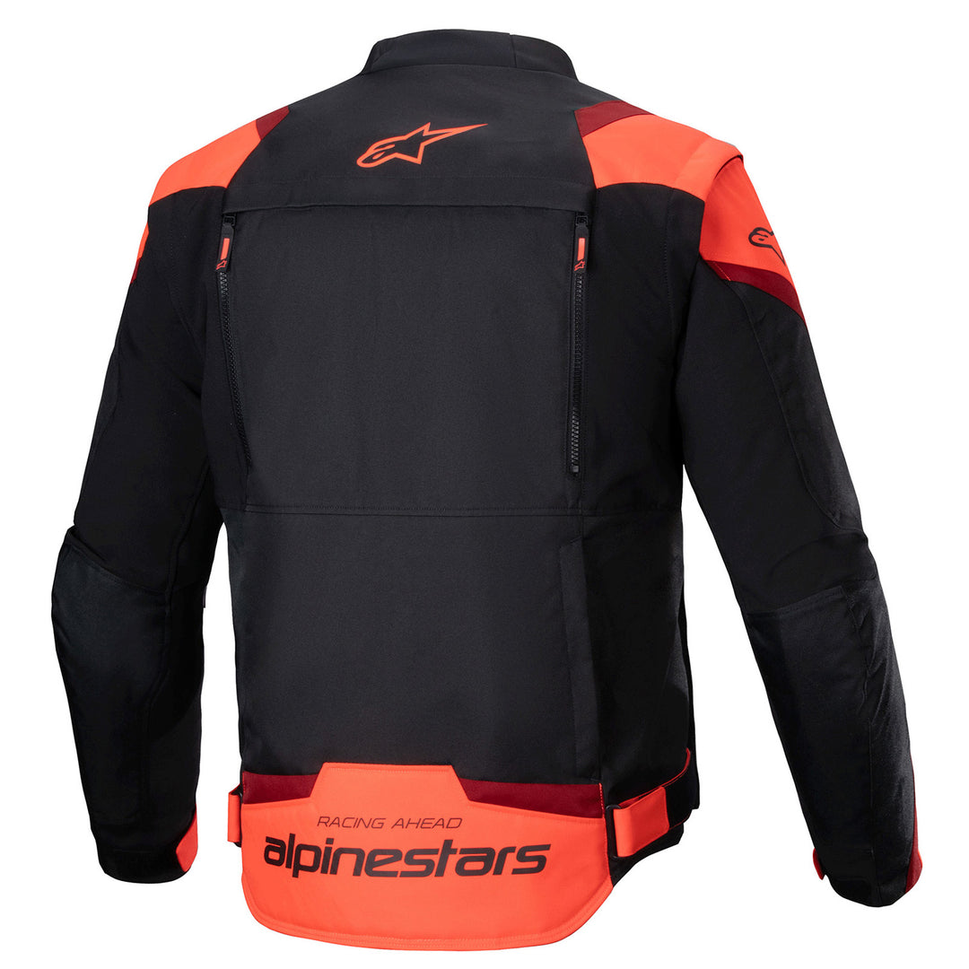 Alpinestars T-Stunt Air Jacket Black/Red Fluo/Dark Red - Rear View