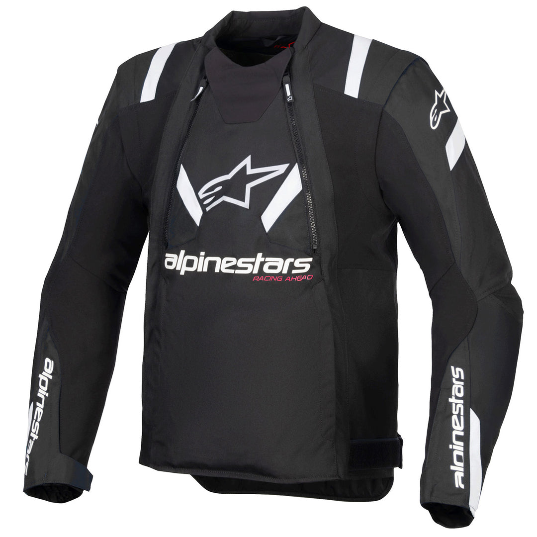 Alpinestars T-Stunt Air Jacket Black/White - Front View