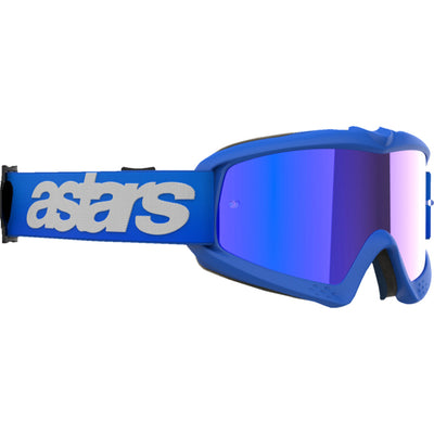 Alpinestars Youth Vision Blaze Goggles - Mirror Blue - Blue Mirror - Front Right Side View