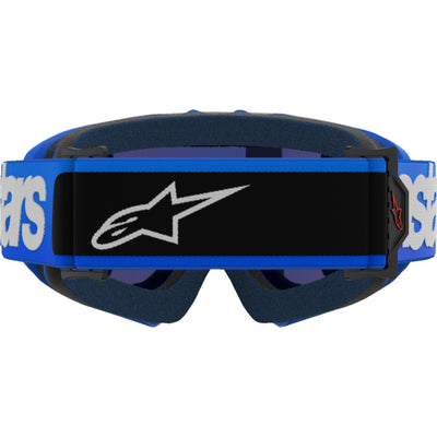 Alpinestars Youth Vision Blaze Goggles - Mirror Blue - Blue Mirror - Rear View