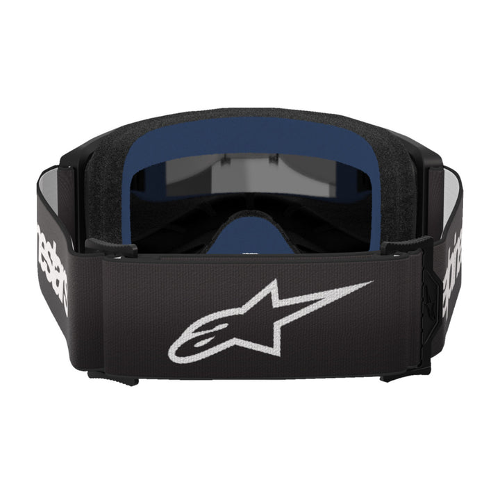 Alpinestars Vision 3 Wordmark Goggles - Mirror Black - Silver Mirror - Rear View