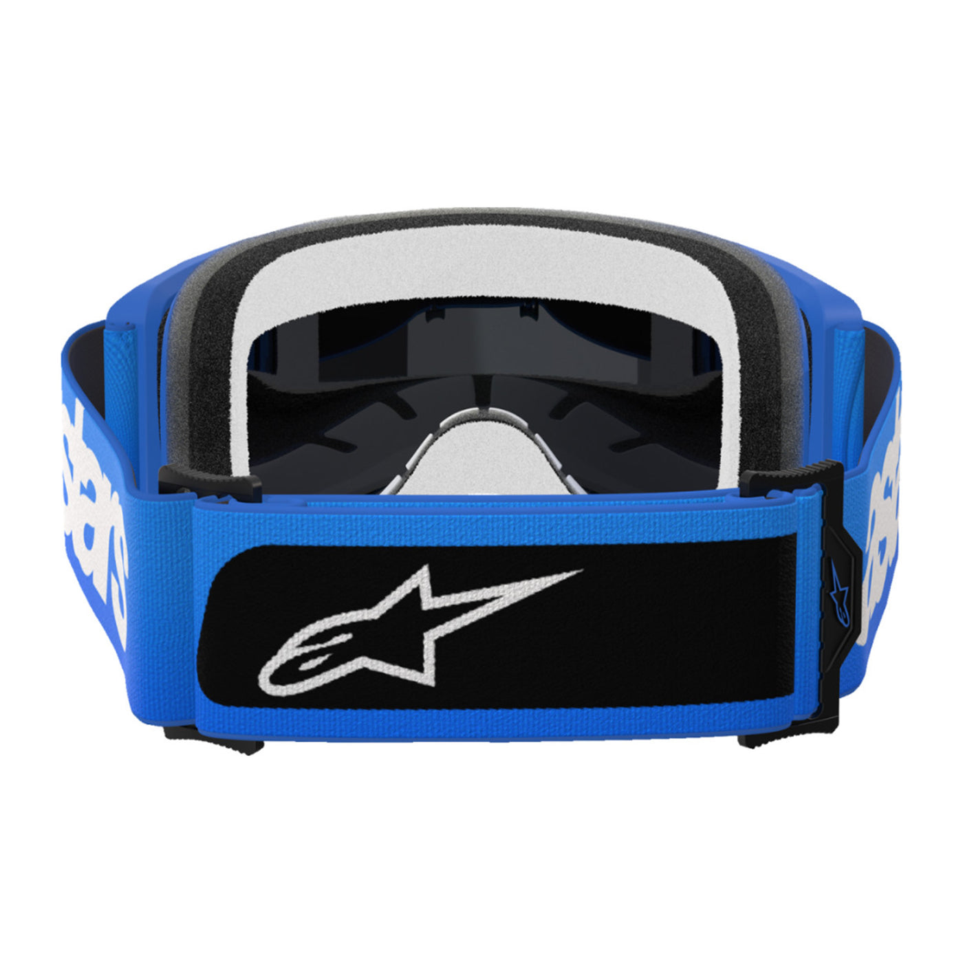 Alpinestars Vision 5 Blaze Goggles - Mirror Blue - Blue Mirror - Rear View