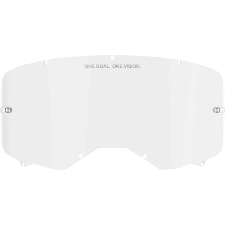 Alpinestars Vision 8/Vision 5/Vision 3 Goggle Replacement Lens Clear - Front View