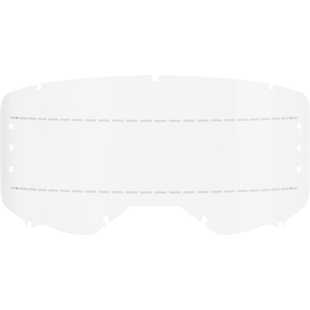 Alpinestars Vision 8/Vision 5/Vision 3 Roll-Off Goggle Replacement Lens Clear - Front View