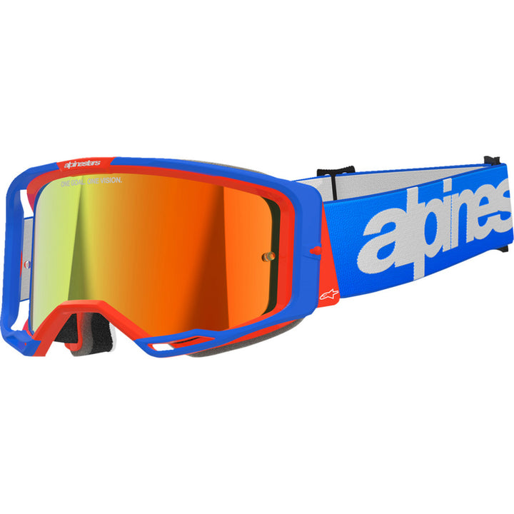 Alpinestars Vision 8 Wordmark Goggle - Mirror - Front Left Side View