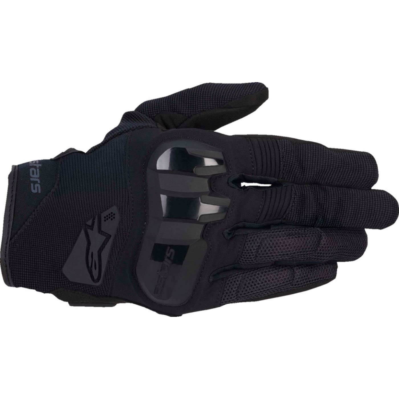 Alpinestars Women's Chrome Gloves Asphalt Black - Back of Hand View