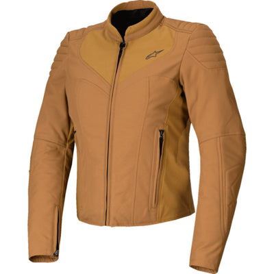 Alpinestars Stella Isla WR Jacket Utility Brown/Light Gold - Front View