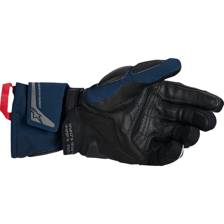 Alpinestars WT-8 Gore-Tex Insulated Gloves Black/Dark Blue - Palm View