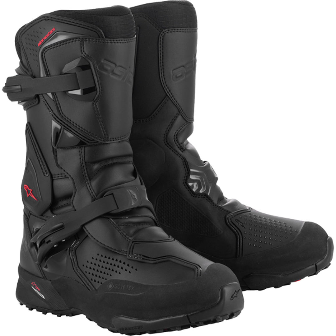 Alpinestars XT-8 Gore-Tex Boots Black - Front Side View of Pair