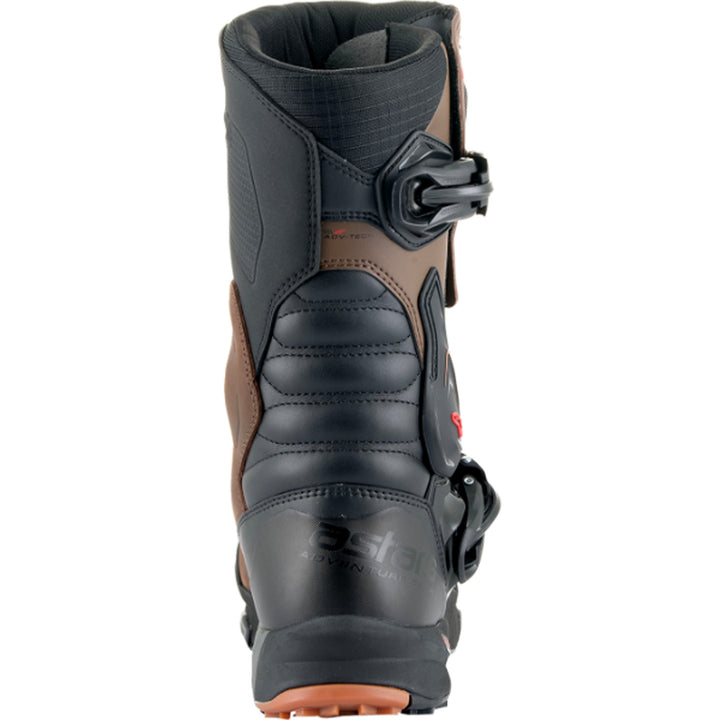 Alpinestars XT-8 Gore-Tex Boots Black/Brown - Rear View
