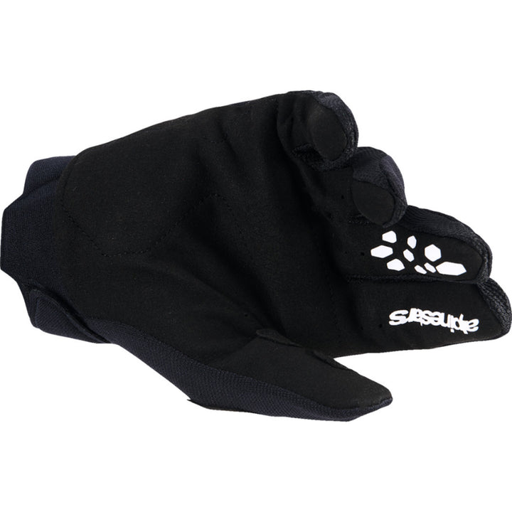 Alpinestars Youth Full Bore V2 Gloves Black/White - Palm View