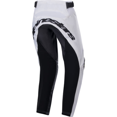 Alpinestars Youth Racer Lucent Pants White/Neon Red/Yellow Fluo - Rear View