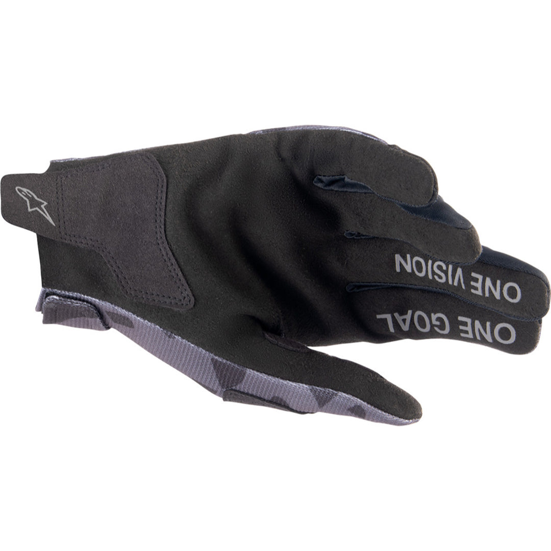 Alpinestars Youth Radar MX Gloves Magnet Silver - Palm View