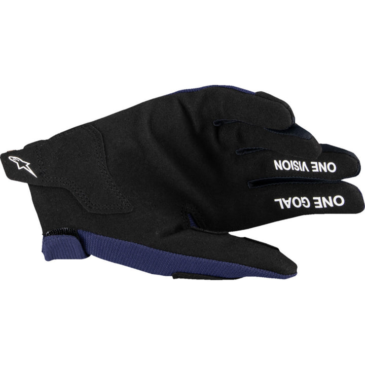 Alpinestars Youth Radar MX Gloves Night Navy/White - Palm View
