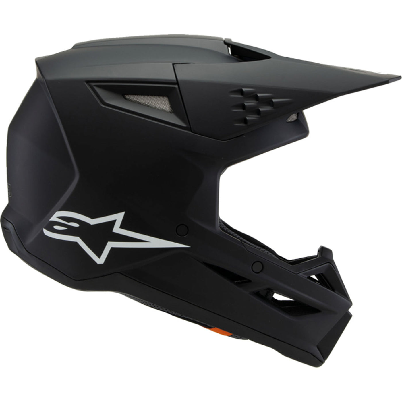 Alpinestars Youth SM3 Solid Helmet Matte Black - Right Side View