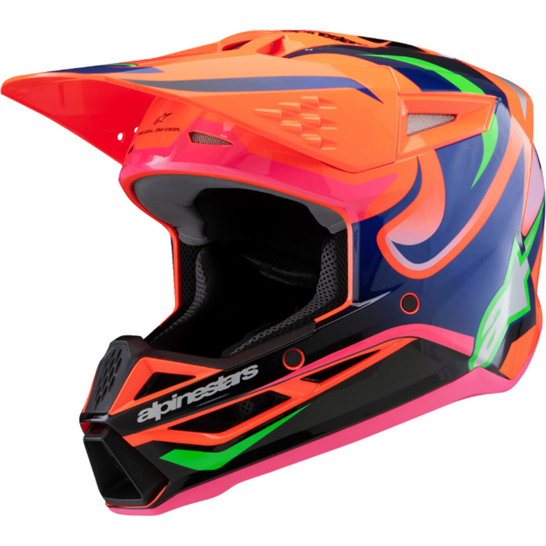 Alpinestars Youth Supertech M3 Deegan Helmet - Front Left Side View