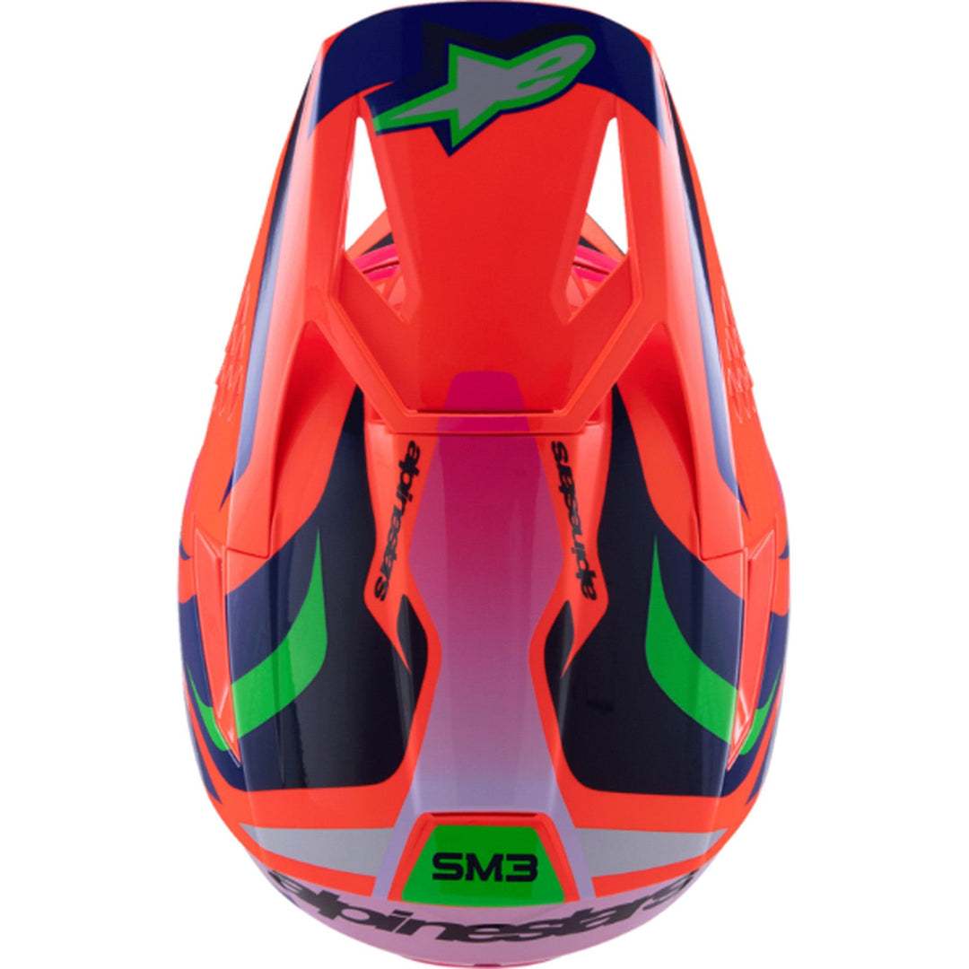 Alpinestars Youth Supertech M3 Deegan Helmet - Top Down View