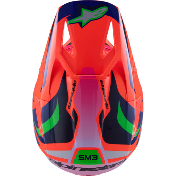 Alpinestars Youth Supertech M3 Deegan Helmet - Top Down View