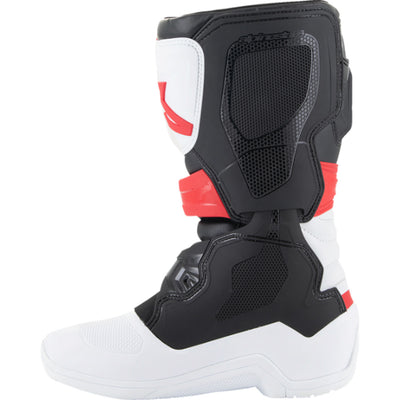 Alpinestars Youth Tech 3S MX Boots White/Black/Red - Inner Side View