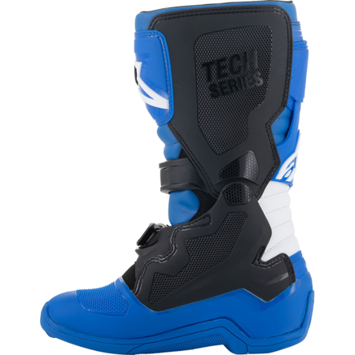 Alpinestars Youth Tech 7S Boots Blue/Black/White - Inner Side View