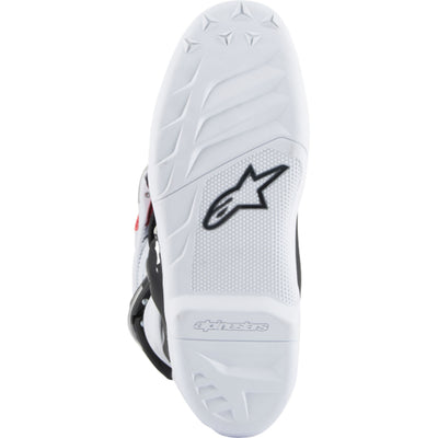 Alpinestars Youth Tech 7S Boots White/Black/Rainbow - Sole View