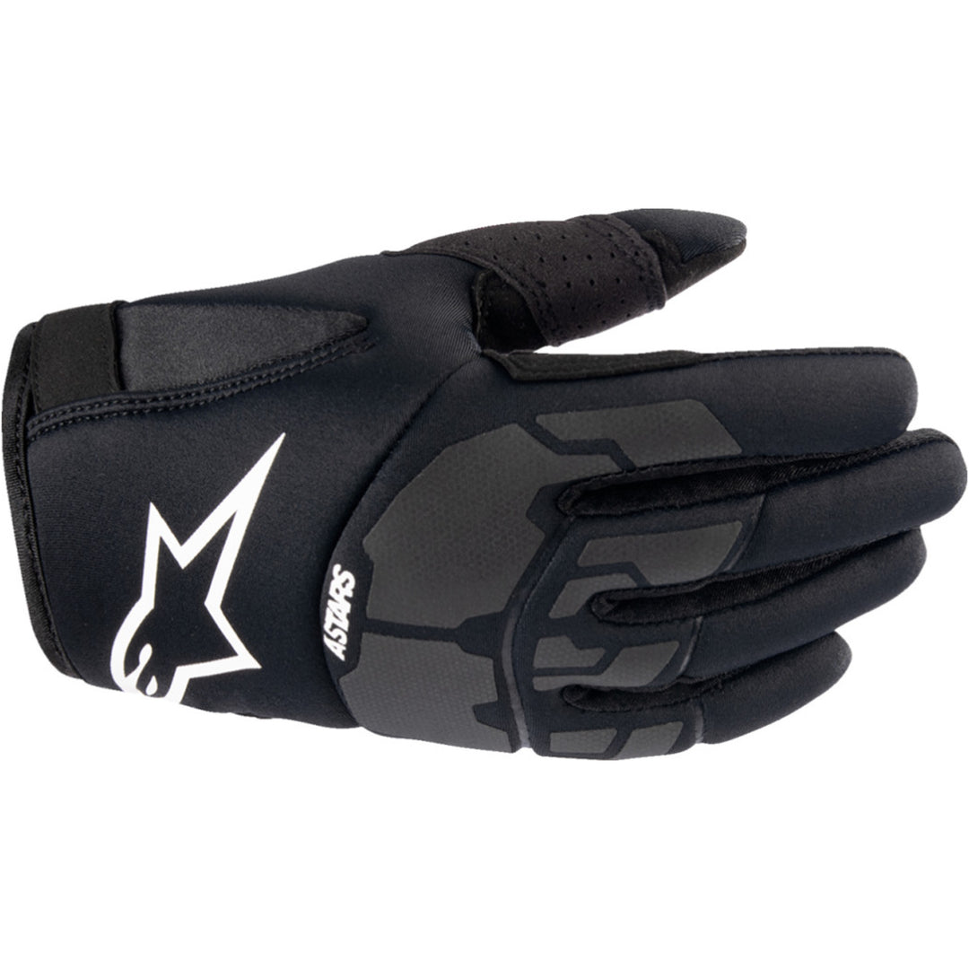 Alpinestars Youth Thermo Shielder Gloves Black - Back of Hand View