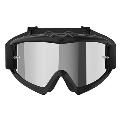 Alpinestars Youth Vision Corp Goggles - Mirror Black - Silver Mirror - Front View