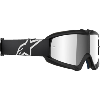 Alpinestars Youth Vision Corp Goggles - Mirror Black - Silver Mirror - Front Right Side View