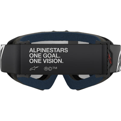 Alpinestars Youth Vision Corp Goggles - Mirror Black - Silver Mirror - Rear View