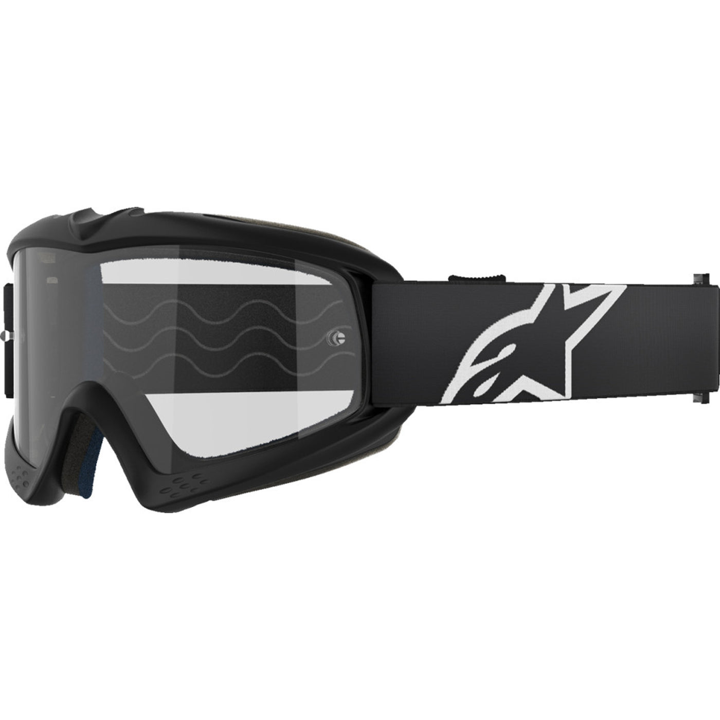 Alpinestars Youth Vision Corp Goggle - Clear - Front Side View