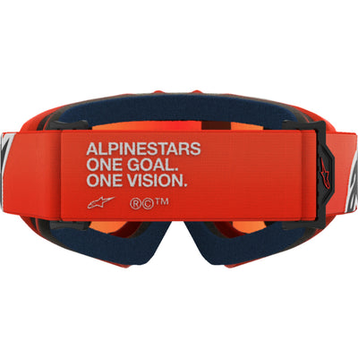 Alpinestars Youth Vision Corp Goggles - Mirror Orange - Red Mirror - Rear View