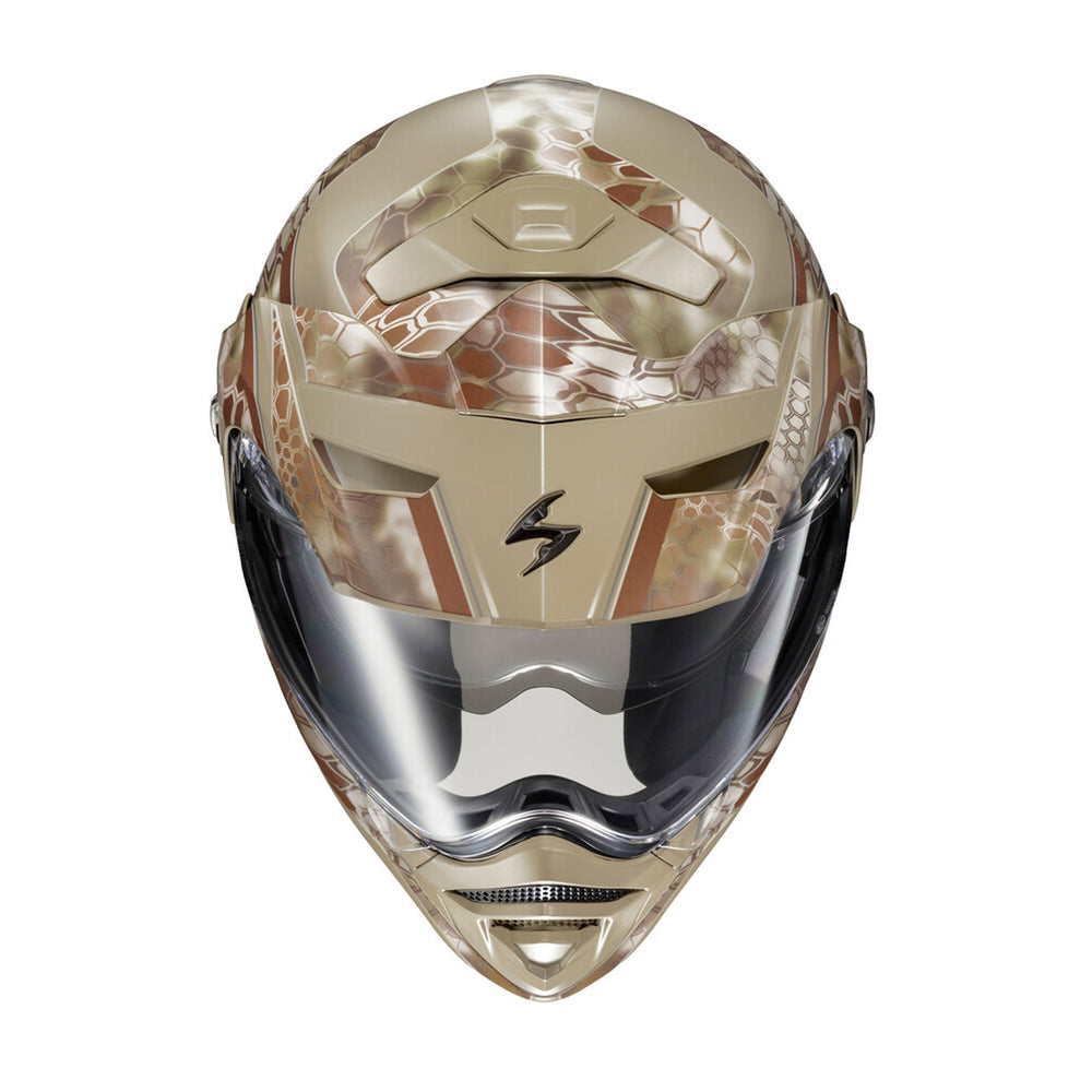 SCORPION EXO EXO-AT960 Kryptek Modular Helmet Highlander - Front Top View
