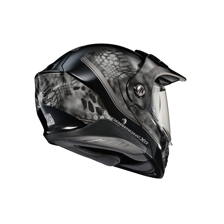 SCORPION EXO EXO-AT960 Kryptek Modular Helmet Typhon - Rear Side View